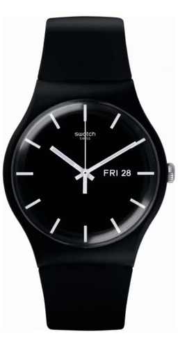 Reloj Swatch So29b704 Mono Black Unisex Agente Oficial