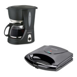 Combo Cafetera Electri Winco 12 Pocillos+ Sandwichera Daewoo