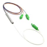 Splitter Fibra Optica 1x2 Conectorizado Sc/apc X 10 Unidades