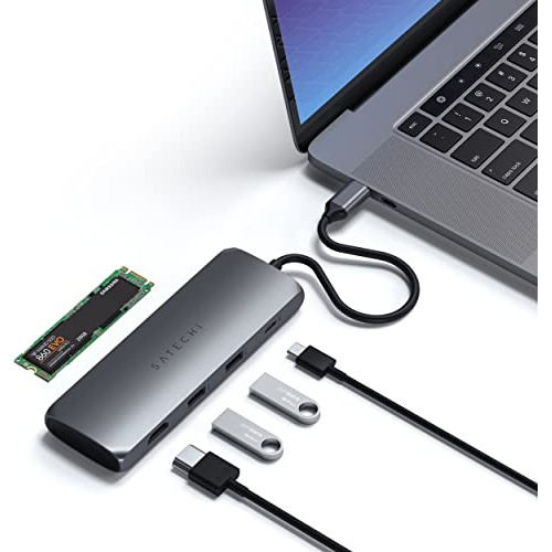 Satechi Adaptador Multipuerto Híbrido Usb-c - Compatible Con