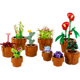 Lego® Icons Plantas Pequeñas Set De Construcción Ornamental Para Adultos, Modelos De Adorno De Especies Carnívoras, Tropicales Y Áridas, Colección Botanical 10329