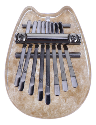 Instrumento Kalimba Mini Con 8 Teclas