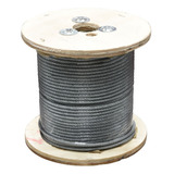Cable Acero Galvanizado Recibimiento De Vinil Transp 7x7 1/8