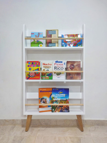 Estante Repisa U Organizador De Libros Para Niños Montessori