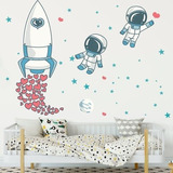 Vinil Decorativo Astronauta Infantil Juvenil Mod62