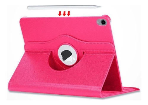 Funda Cartera Giratoria + Mica Cristal Para iPad Air 5 10.9 