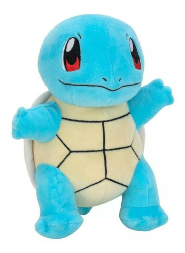 Squirtle Pelúcia Pokémon Original Wct Jazware 21cm Tartaruga