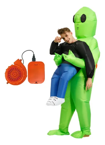 Alien Inflable Disfraz Traje Mujer Hombre Navidad Halloween