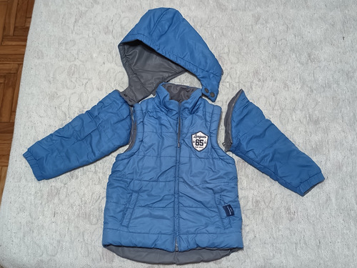 Campera Mimo Nene Talle 3 Años Reversible Chaleco