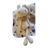 Box Nacimiento Conejo Tejido Al Crochet + Babita