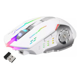 Mouse Inalambrico Gamer Ergonomico 2.4g Bt Dual Modos Raton