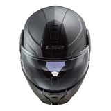 Casco Articulado Ls2 Scope Ff902, Monocolor, Titanio Mate, Color Gris Oscuro, Diseño Sólido, Talla 58