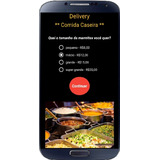 Aplicativo Delivery De Comida Caseira (valor Mensal)