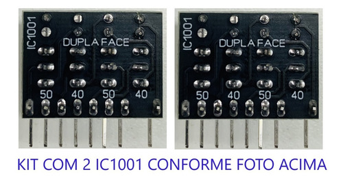 2 Peça  Ic1001. Ciclotron Wattsom. Montado