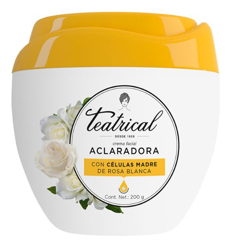 Teatrical Crema Facial Aclaradora Celulas Madre 200g