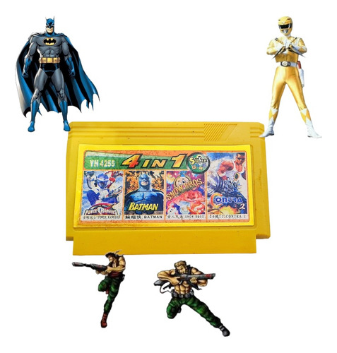 Super 4 Em 1 Nintendinho 60 Pinos - Power Rangers, Batman Dc