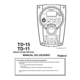 Manual Em Português Roland Td11 - 15