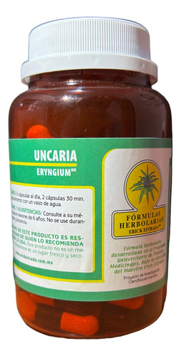 Uncaria (uña De Gato Perú) Formulas Herbolarias De Chapingo