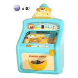 Mini Máquina Arcade, Juego De Pinball Portátil Para Azul