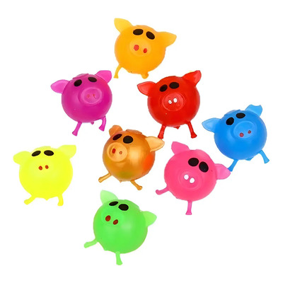 Pelota Slime Pegajosa Antiestres Juguete Squishy 12 Piezas | Meses sin interés