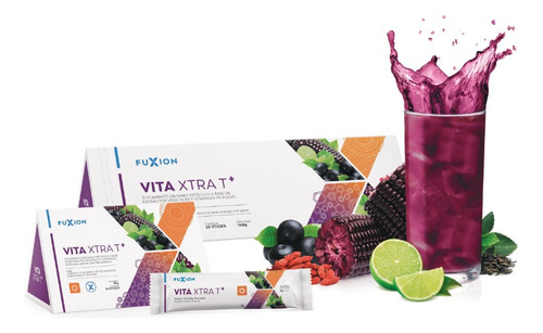 Fuxion Vita Xtra T - Acaí Berry Energizante Caja X 28 Sticks