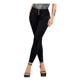 Jeans Mujer Pantalón Colombiano Mezclilla Strech Push Up 559