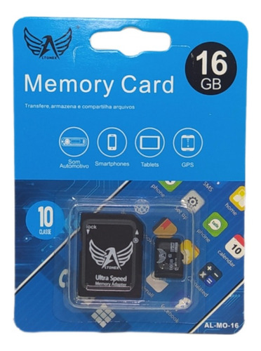 Memory Card/cartão De Memória 16gb Classe 10