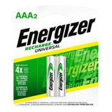 10 Pilas Recargables Aaa Energizer 700mah 10 Unidades