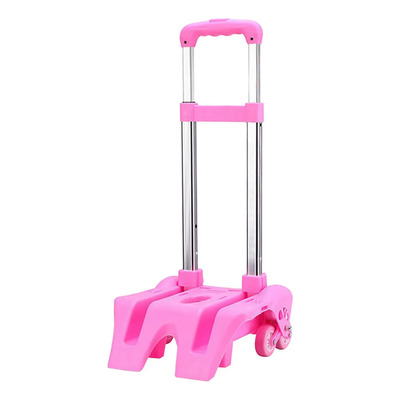 Carrito Con Mochila, Carrito Para Equipaje, Carrito Con Rosa