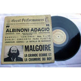 Adagio : Albinoni + Vivaldi - Great Performances Vinilo Ex