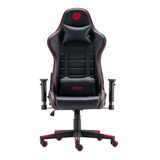 Cadeira Gamer Dazz Prime-x V2 Preto E Vermelho Material Do Estofamento Couro/tecido