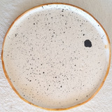 Plato De Ceramica Artesanal Grande Linea Seina