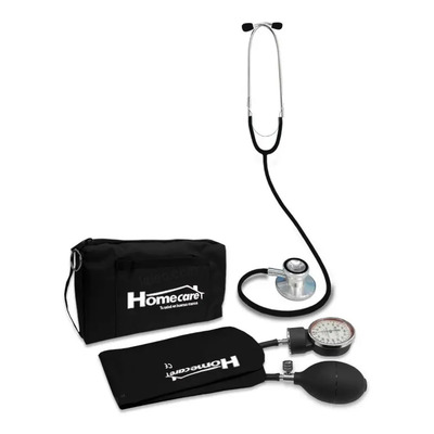 Baumanómetro Aneroide Homecare 2600 Negro Incluye Estetoscopio y Estuche | Envío gratis