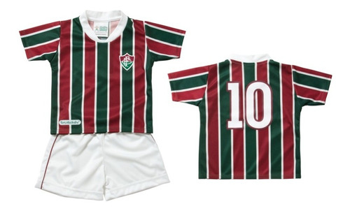 Kit Camiseta E Shorts Infantil Fluminense - Torcida Baby