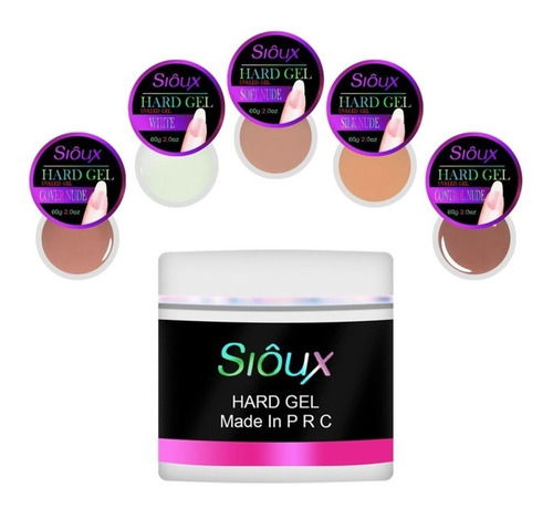 Gel Hard Sioux 15g Uv Led 5 Cores