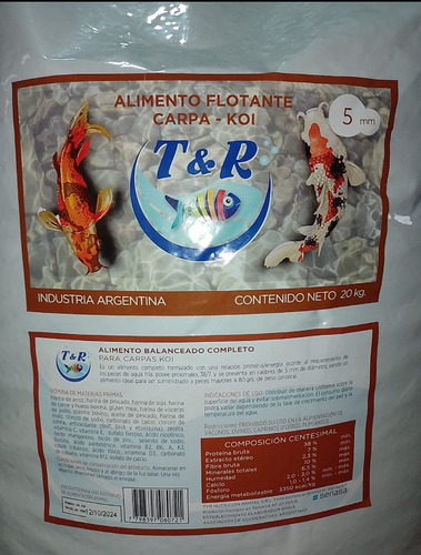 Alimento Carpas Kio T&r