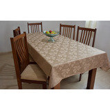 Toalha Forro De Mesa Em Jacquard Para 12 Lugares 3,45 X 1,35