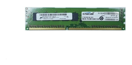 Memoria Servidor Pc3l 8gb 1333 Ecc Udimm Dl380e T110 Ii 2