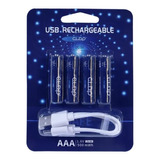 Baterías Recargables Aaa De Zinc Usb