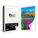 20 Folhas Papel Fotográfico Adesivo 90g Glossy Fortini Paper