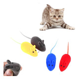 Juguete Para Gatos Ratón Con Chifle X4