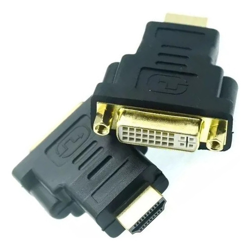 Kit 10 Adaptador Hdmi Macho X Dvi-i 24+5 Femea Atacado