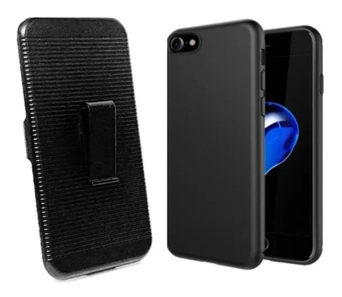 Capa Capinha+ Suporte Com Clip De Cintura Para iPhone 8 Plus