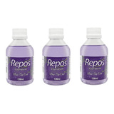 Repos Base Top Coat Para Unhas Kit 3un De 120ml Super Brilho