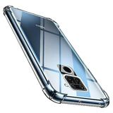 Funda Transparente Y Vidrio Glass Para Xiaomi Redmi Note 9