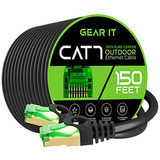 Cable Ethernet Gearit Cat7 Para Exteriores (150 Pies), Lámin