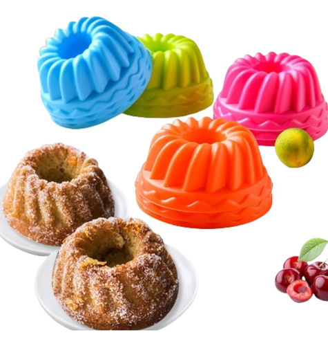 Molde Silicona Para Queque Repostería Premium 23cm