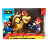 Mario Bros Vs Bowser Set De Batalla De Lava