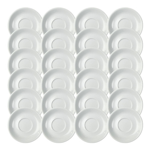 Plato Postre Porcelana Blanca Monza Verbano 15,5cm Pack 24