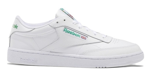 Tenis Reebok Club C 85 Blanco Verde Unisex Ar0456